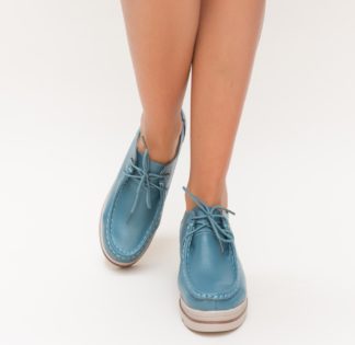 Comanda online Pantofi Casual Sagrio Albastru de dama.