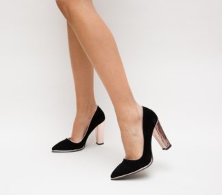 Comanda online Pantofi Fabiza Negri cu toc eleganti.