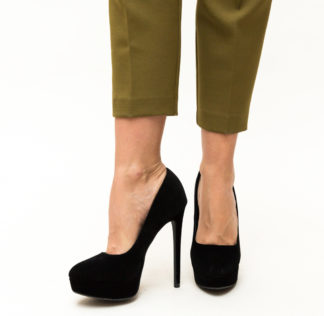 Comanda online Pantofi Simia Negre cu toc eleganti.