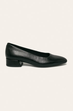 Pantofi de ocazie negri Vagabond Joyce din piele intoarsa cu insetie elastica si toc scurt