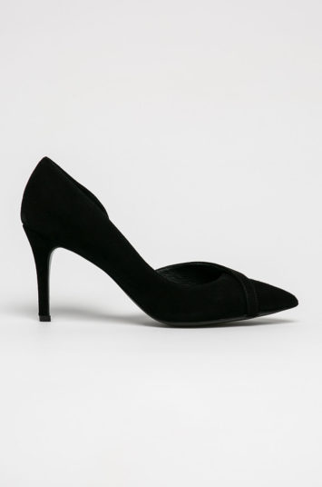 Pantofi dama negri eleganti Gino Rossi de ocazie cu toc inalt si subtire Savona