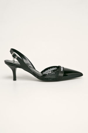 Pantofi cu toc subtire Karl Lagerfeld din piele naturala 1975835