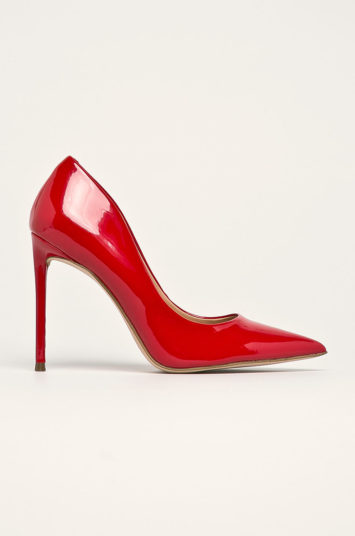 Pantofi de ocazie rosii stiletto cu toc de 10.5cm Steve Madden Vala