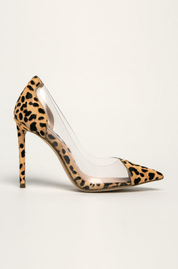 Pantofi stiletto leopard eleganti cu toc inalt subtire Steve Madden pentru ocazie