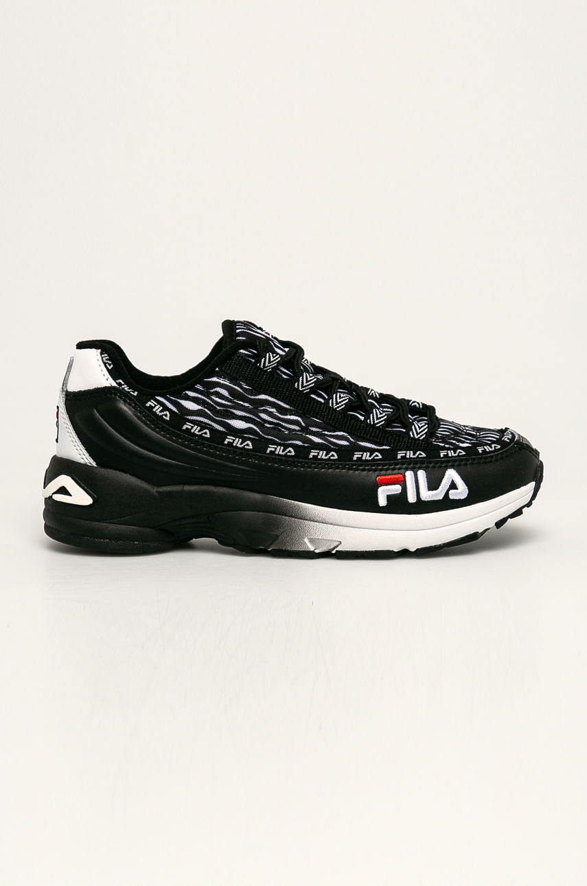 Pantofi sport negri Fila DSTR97 Animal Print de dama pentru alergare
