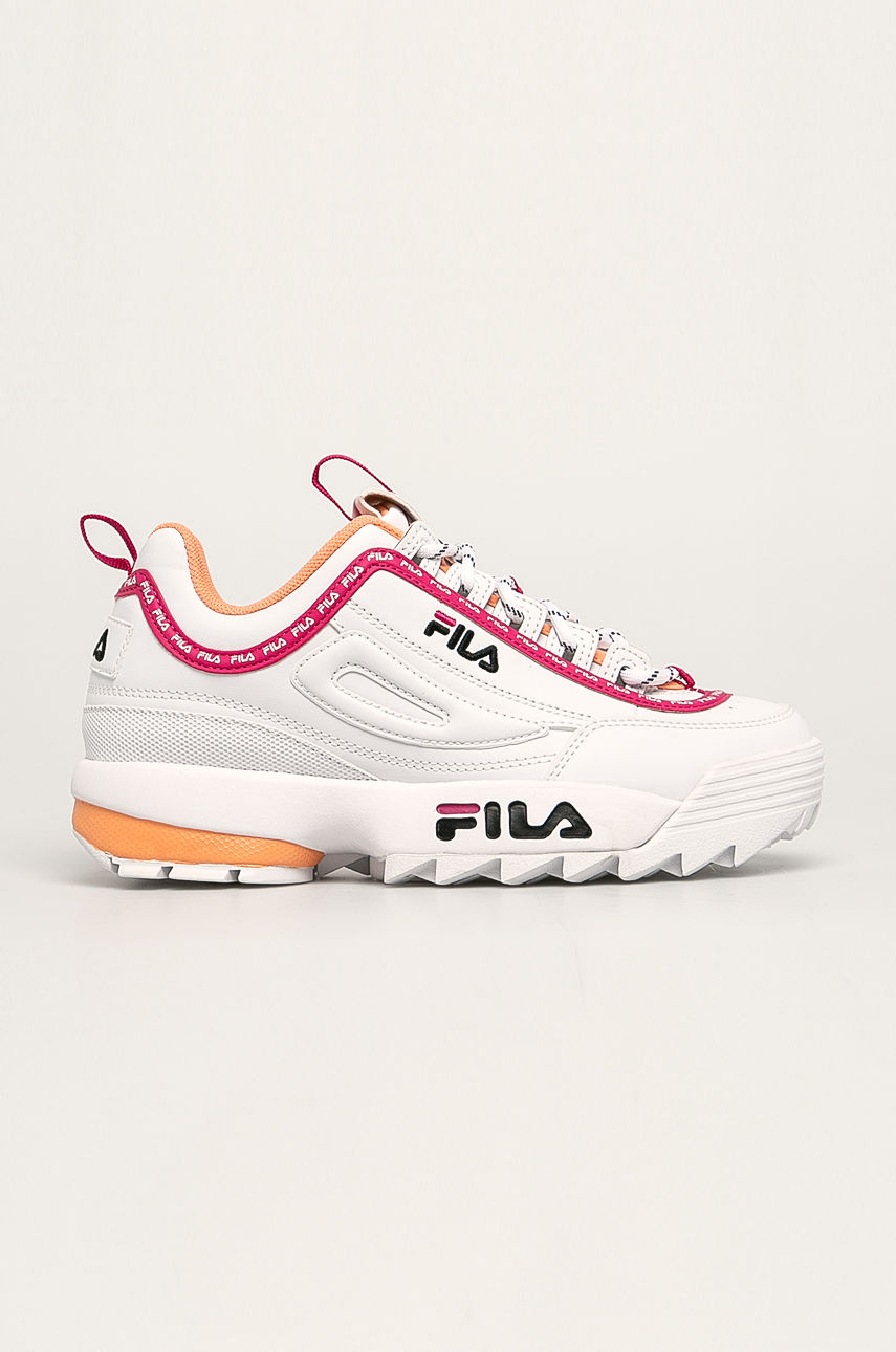 Pantofi dama sport fucsia originali Fila Disruptor Logo Low cu talpa de guma