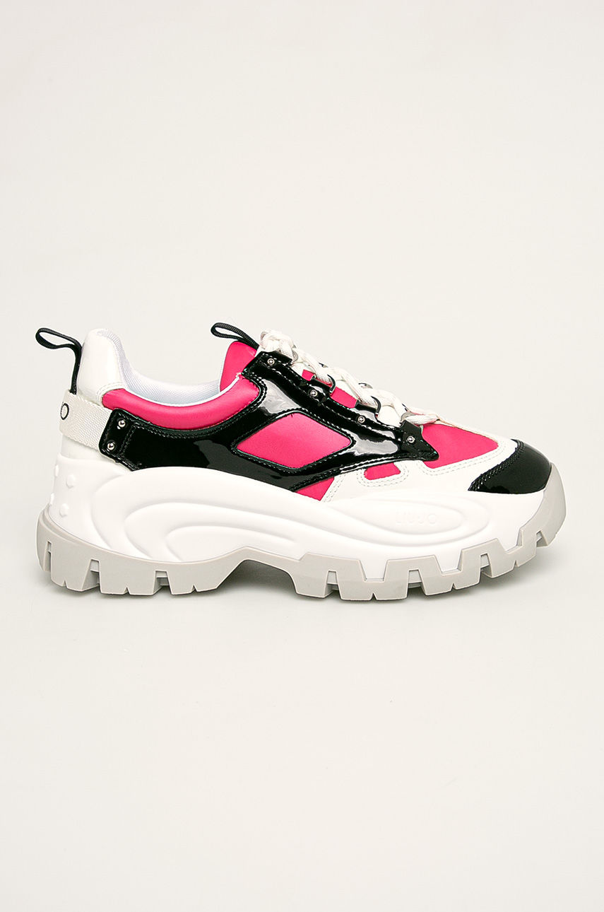 Pantofi fucsia originali Liu Jo sport cu talpa de comoda pentru femei