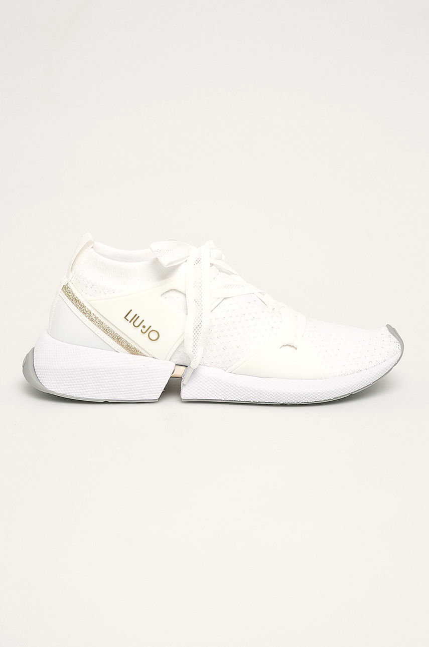 Pantofi originali dama albi Liu Jo sport cu talpa de comoda