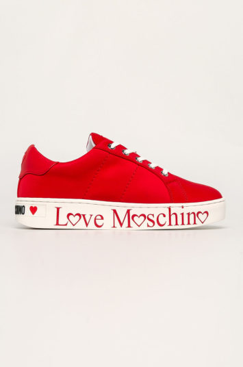 Pantofi rosii sport Love Moschino originali cu talpa confortabila