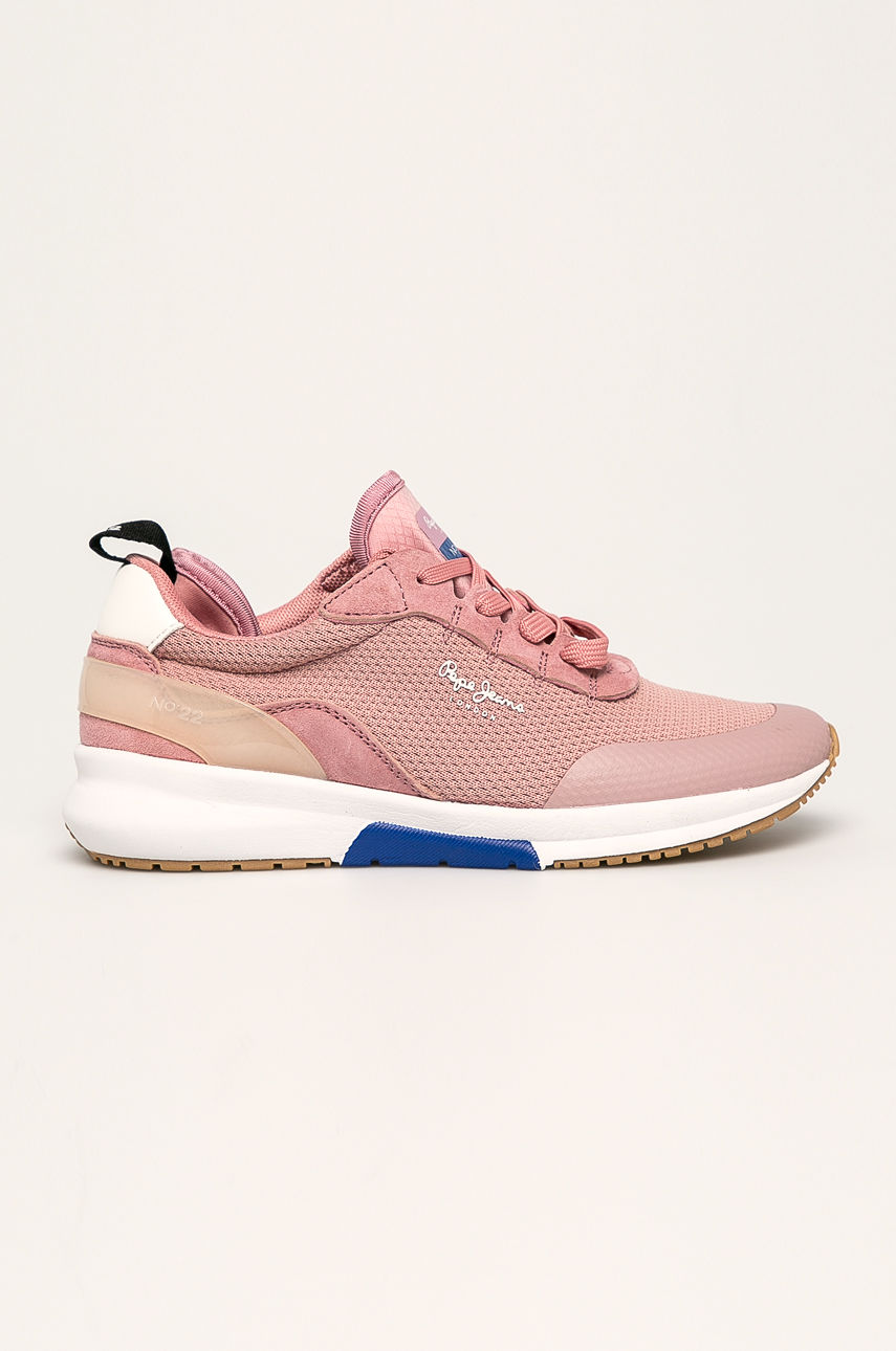 Pantofi sport roz de alergare Pepe Jeans N22 Summer din materiale comode