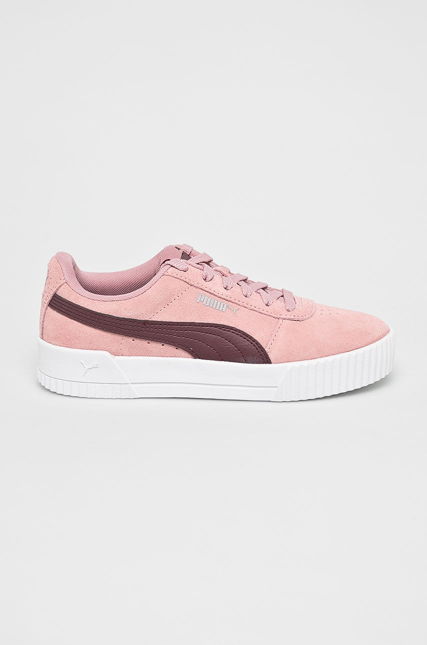 Pantofi sport roz cu sireturi Puma Cali Glow Wn’s