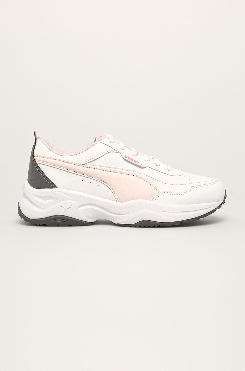 Pantofi sport albi cu roz Puma Cell Venom Shift 2