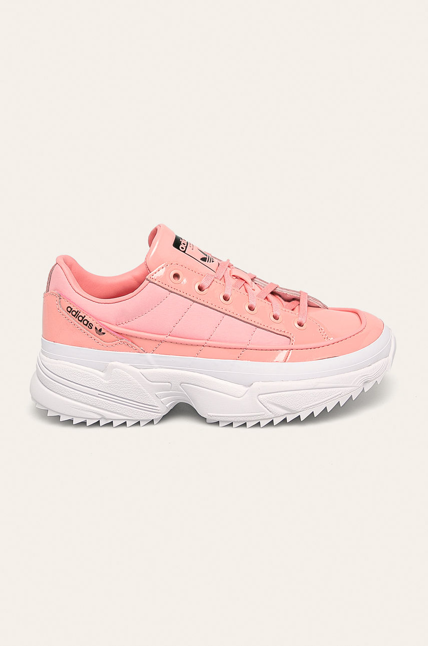 Pantofi sport dama roz cu varf rotund marca adidas Originals model Kiellor