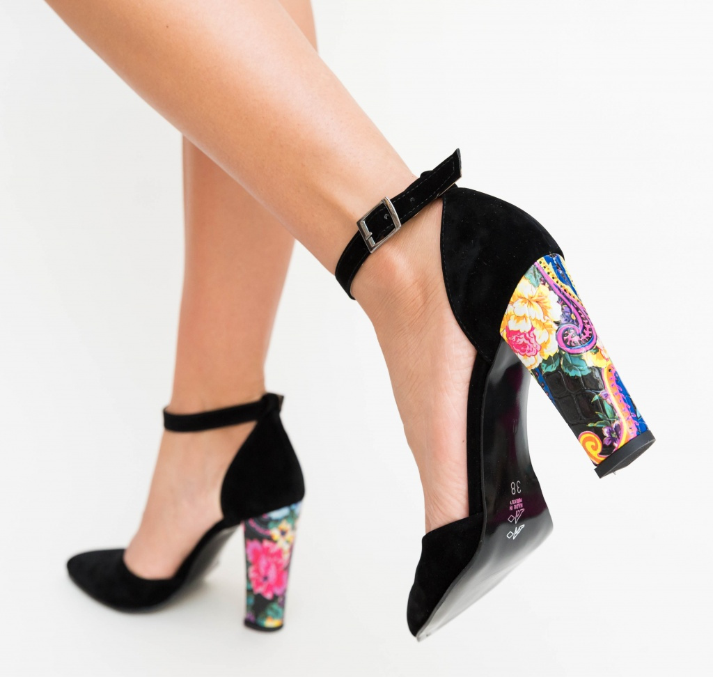 Pantofi Adel Negri 2 ieftini online pentru dama