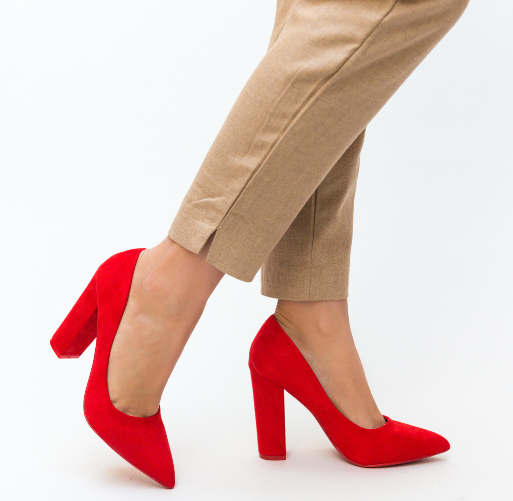 Pantofi Amani Rosii ieftini online pentru dama
