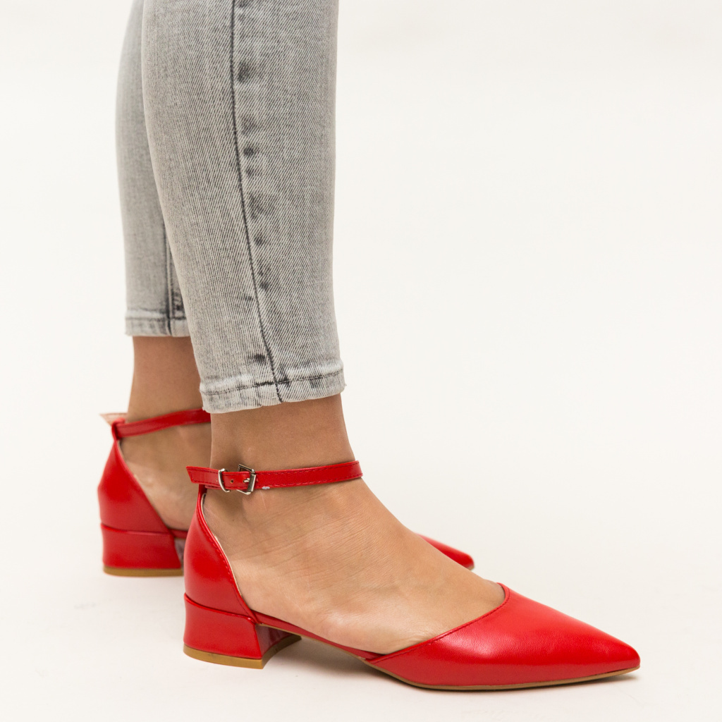 Pantofi Barrera Rosii ieftini online pentru dama