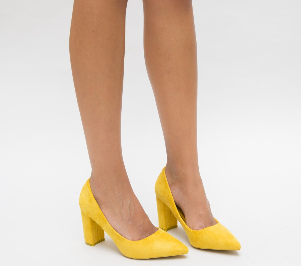 Pantofi Bilder Galbeni ieftini online pentru dama