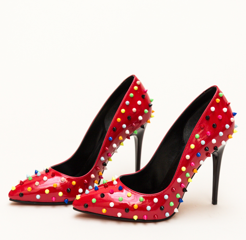 Pantofi Bonibon Rosii eleganti online pentru dama