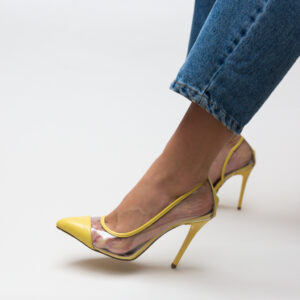 Pantofi Brennan Galbeni eleganti online pentru dama