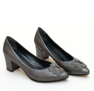 Pantofi Broida Gri 3 eleganti online pentru dama