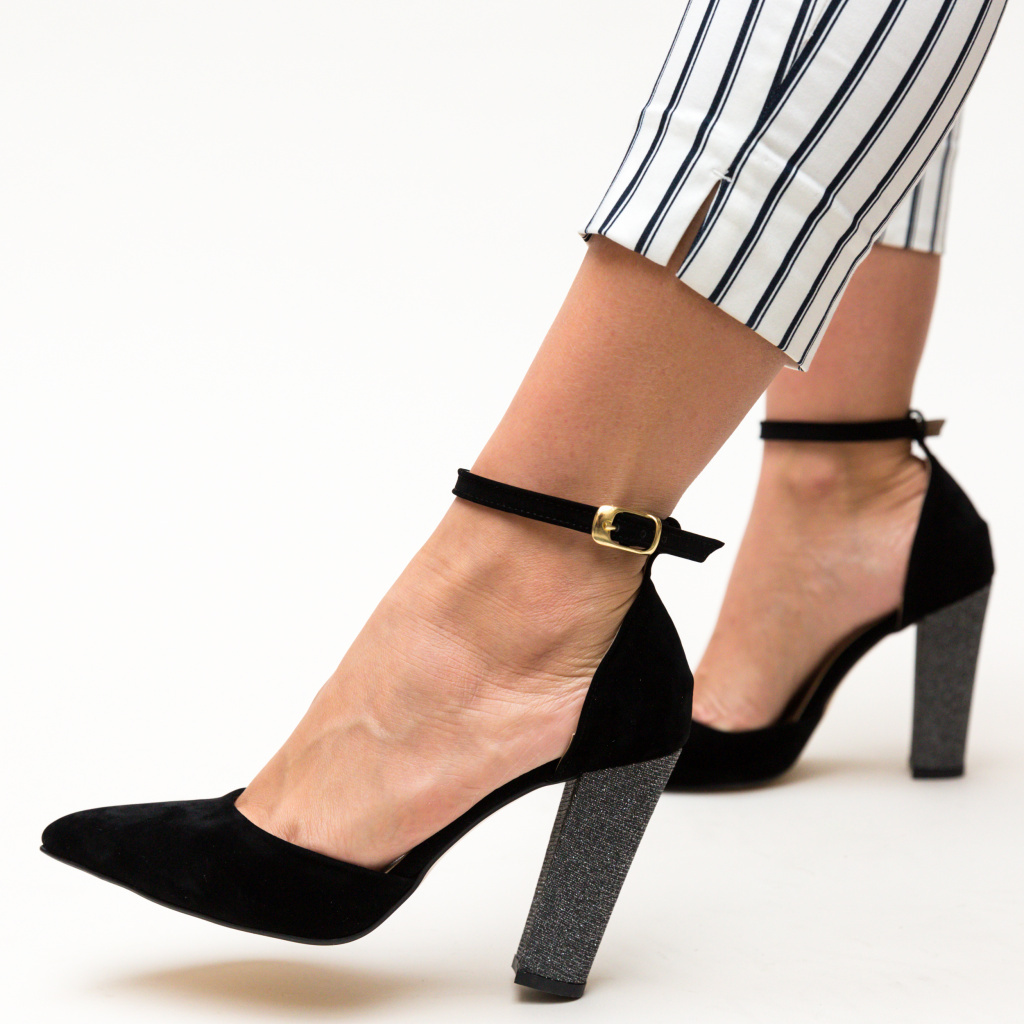 Pantofi Calimano Negri 4 eleganti online pentru dama