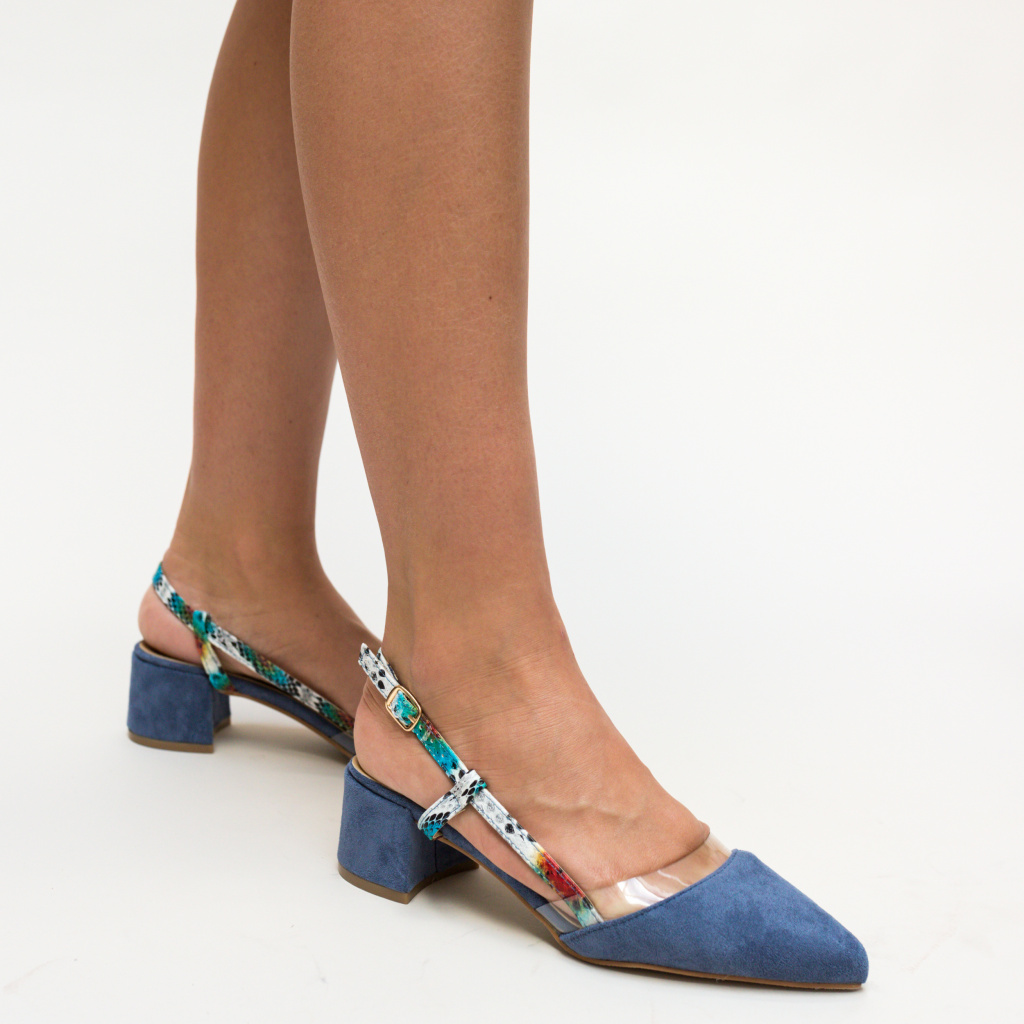 Pantofi Conall Albastri eleganti online pentru dama