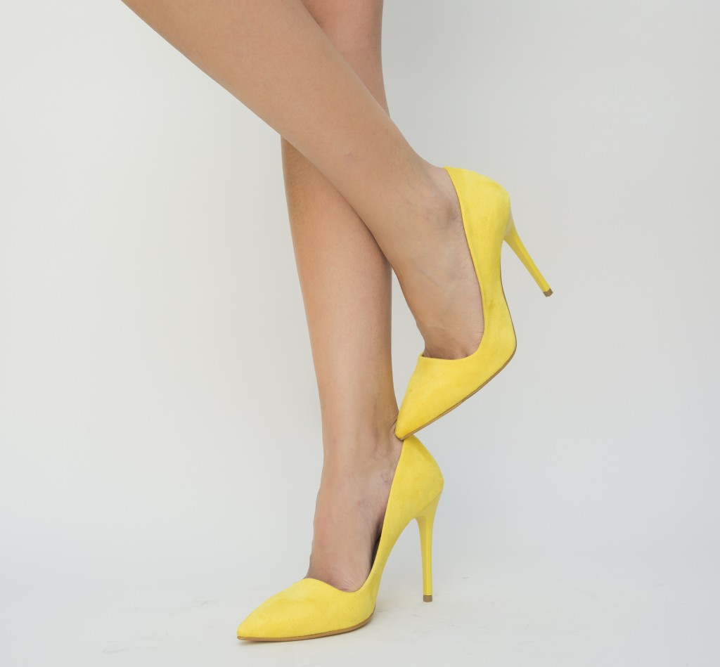 Pantofi Crover Galbeni 2 ieftini online pentru dama