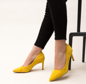 Pantofi Deaco Galbeni ieftini online pentru dama