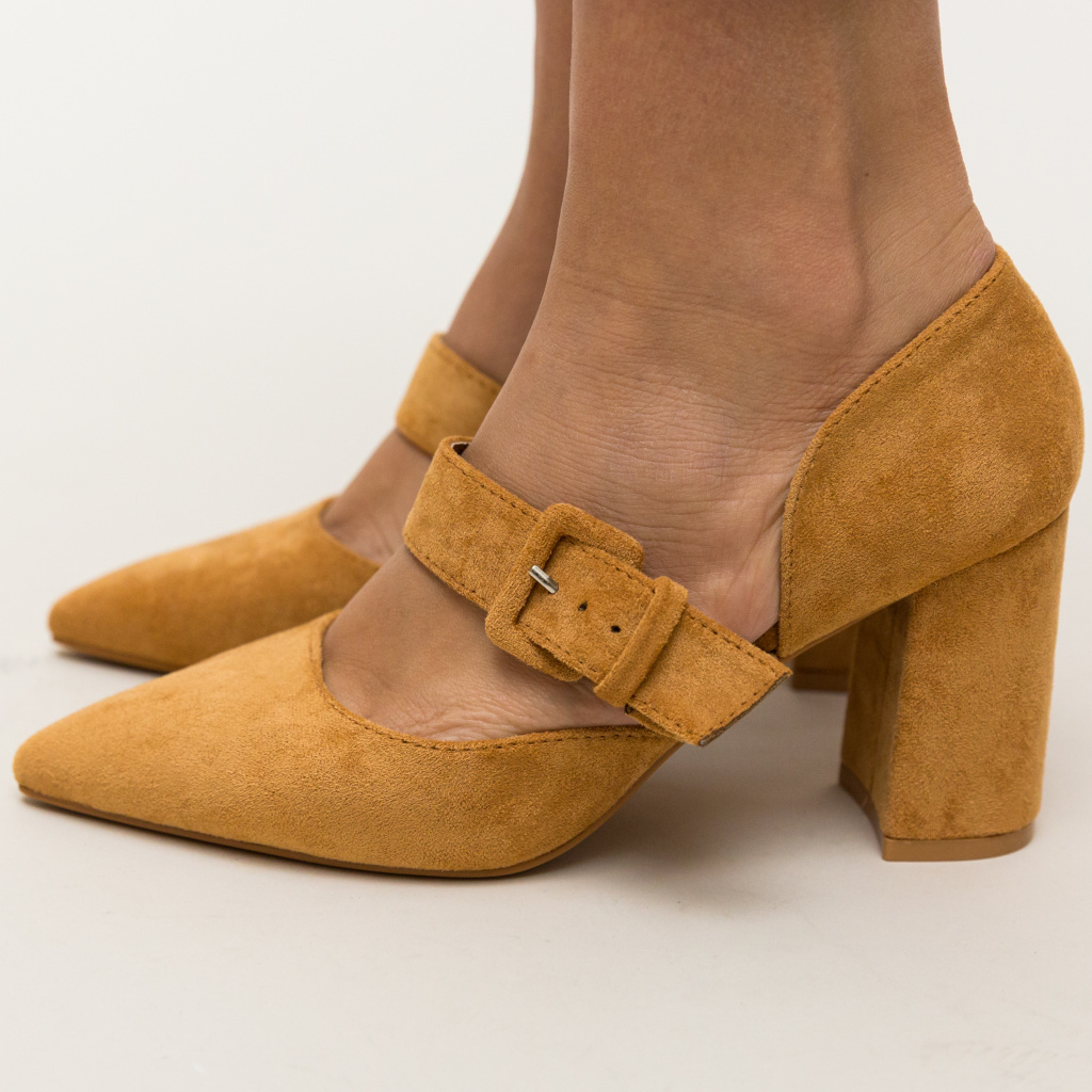 Pantofi Dionne Camel ieftini online pentru dama
