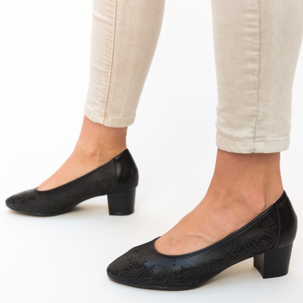 Pantofi Elaine Negre ieftini online pentru dama