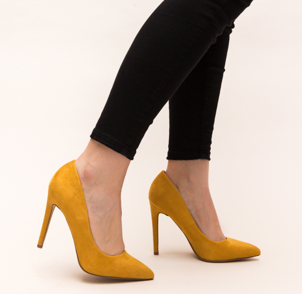 Pantofi Esme Galbeni ieftini online pentru dama