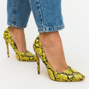 Pantofi Eylin Galbeni ieftini online pentru dama