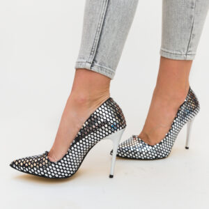 Pantofi Fagures Gri eleganti online pentru dama