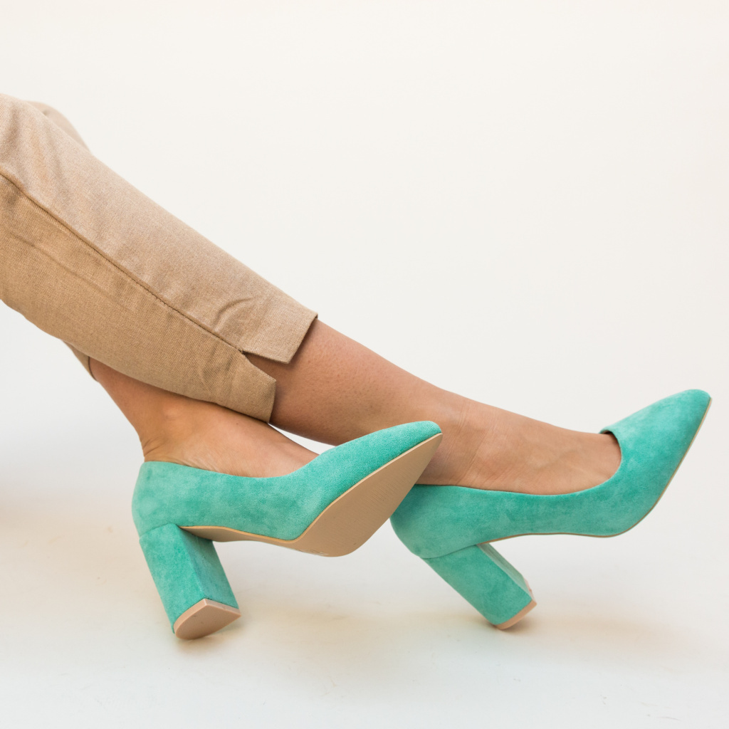 Pantofi Faulker Verzi ieftini online pentru dama