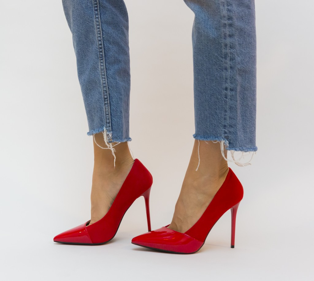 Pantofi Fonty Rosii ieftini online pentru dama