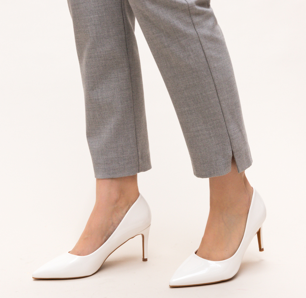 Pantofi Grace Albi ieftini online pentru dama