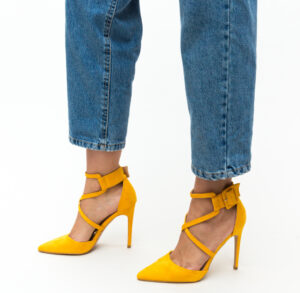 Pantofi Hebe Galbeni eleganti online pentru dama