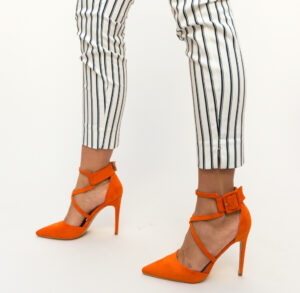 Pantofi Hebe Portocalii eleganti online pentru dama