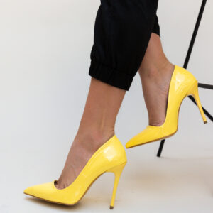 Pantofi Igor Galbeni eleganti online pentru dama