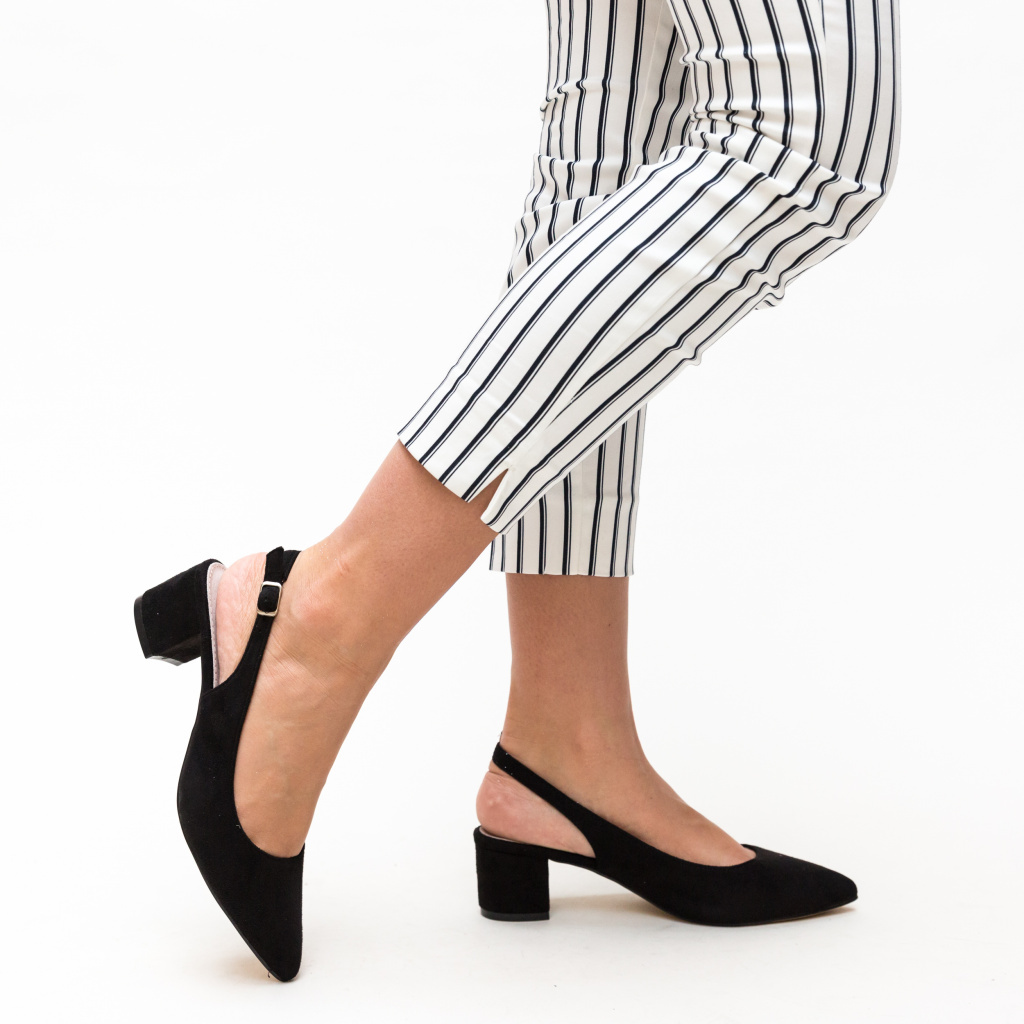 Pantofi Khalil Negru ieftini online pentru dama