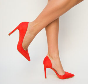 Pantofi Lebrix Rosii ieftini online pentru dama
