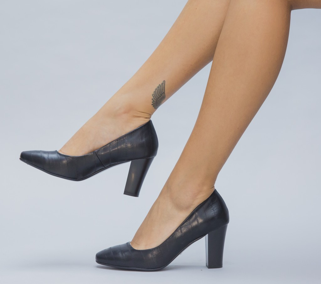 Pantofi Lisano Negri ieftini online pentru dama