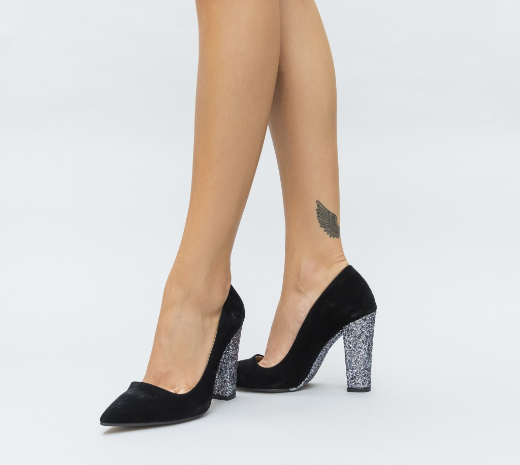Pantofi Mable Argintii ieftini online pentru dama