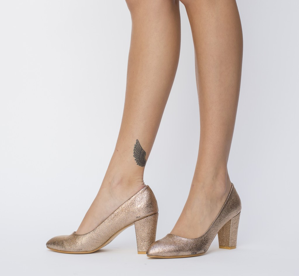 Pantofi Mikaso Bronze ieftini online pentru dama