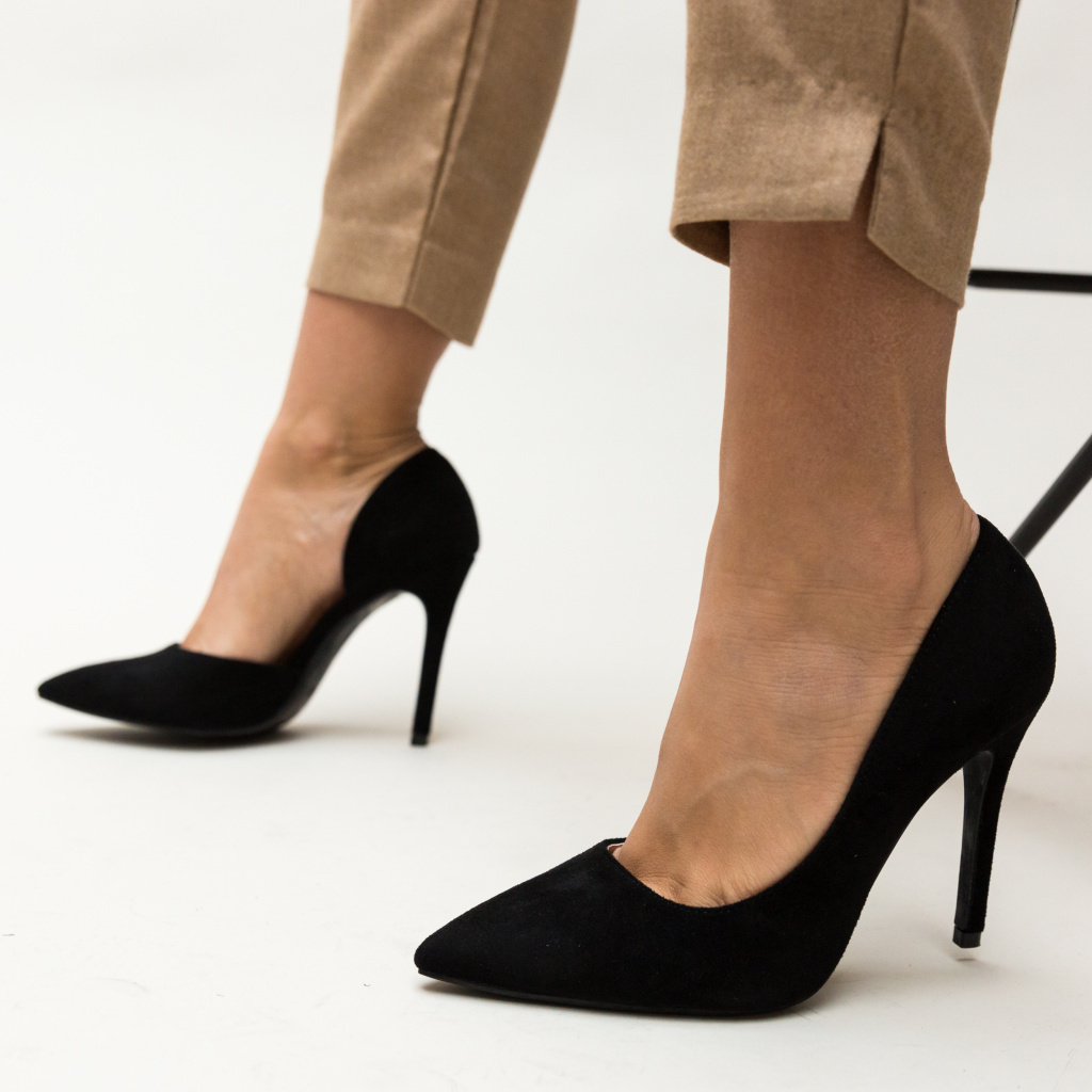 Pantofi Moses Negri ieftini online pentru dama