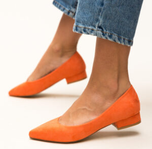 Pantofi Niam Portocalii ieftini online pentru dama