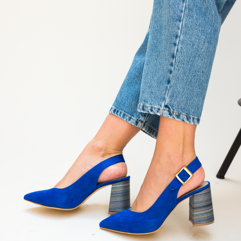 Pantofi Palalama Albastri eleganti online pentru dama