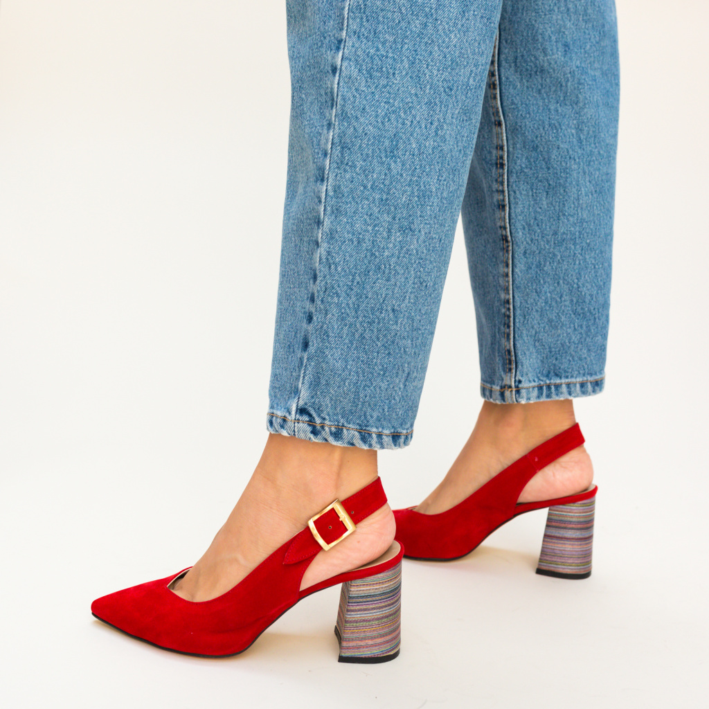 Pantofi Palalama Rosii eleganti online pentru dama