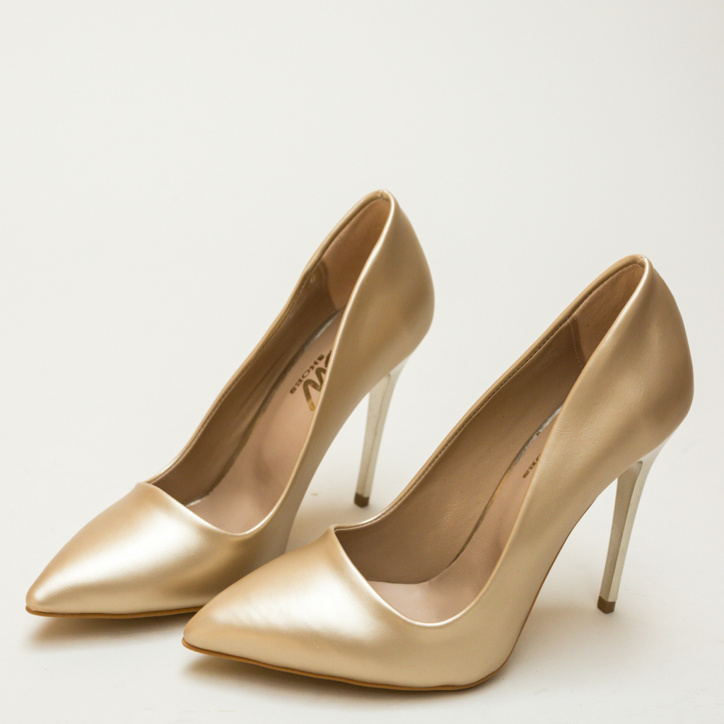 Pantofi Pideos Aurii 2 eleganti online pentru dama