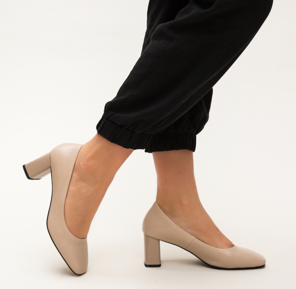 Pantofi Raes Bej ieftini online pentru dama